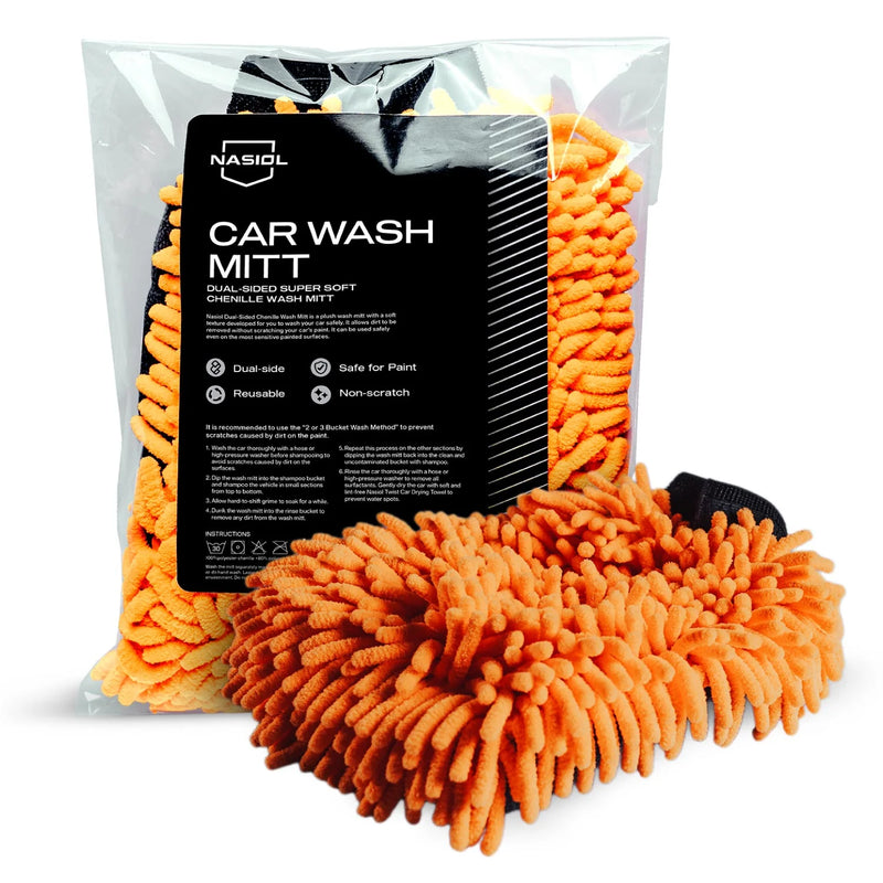 Manopla de microfibra Nasiol Car Wash Mitt