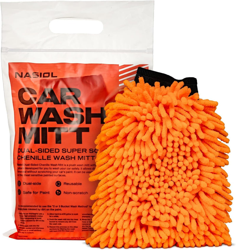 Manopla de microfibra Nasiol Car Wash Mitt