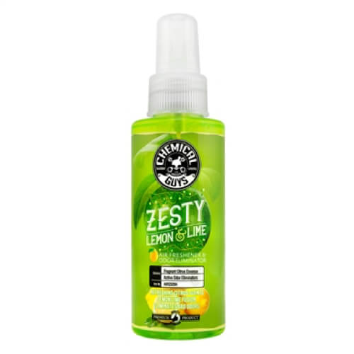 Zesty Lemon Lime Air Freshener and Odor Elim Chemical Guys- 4oz